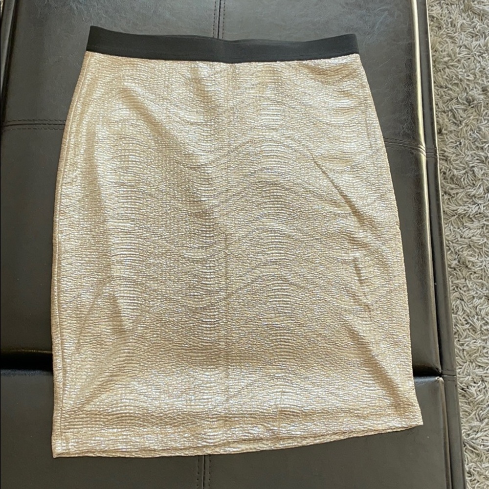 Gold skirt